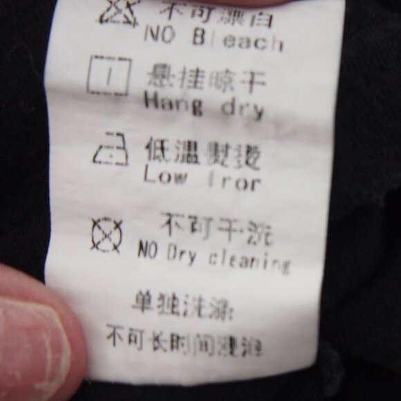 Nirvana Black/ Yellow Smiley Band Logo Rolled Collar T-Shirt Size L - Picture 8 of 15